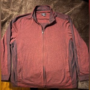 XL red Alfani lightweight zip up jacket